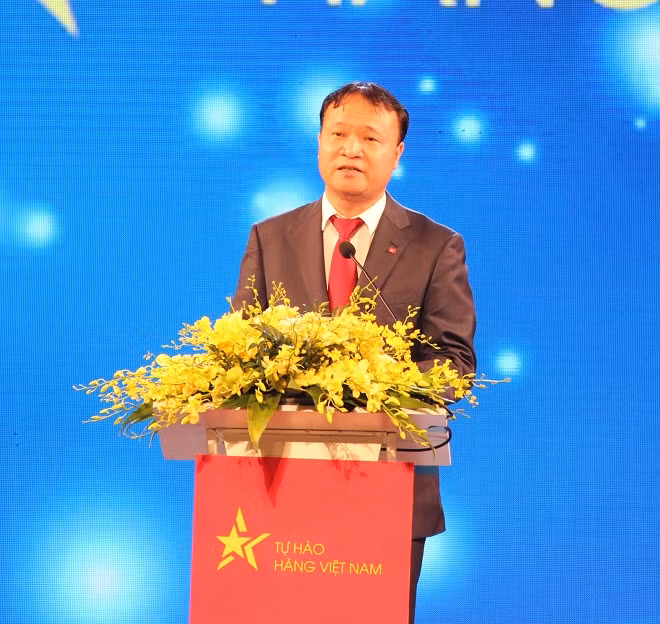Đồng chí Đỗ Thắng Hải, Thứ trưởng Bộ Công Thương phát biểu.