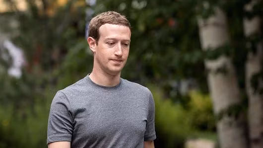Zuckerberg Giám đốc điều hành-nhà sáng lập Facebook. Ảnh: CNBC