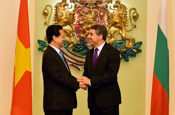 Thủ tướng Nguyễn Tấn Dũng và Tổng thống Rosen Plevneliev.