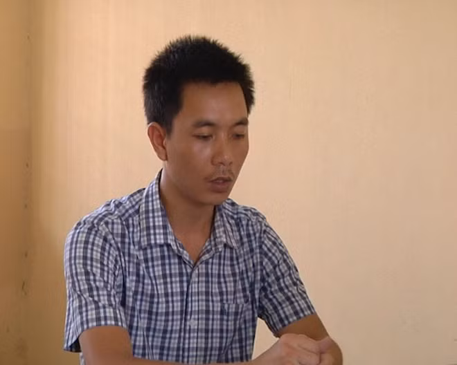 Đối tượng Tài tại cơ quan Công an.