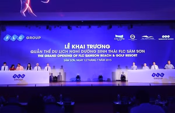 Chỉ sau 14 tháng thi công, FLC Sầm Sơn đã được đưa vào hoạt động.