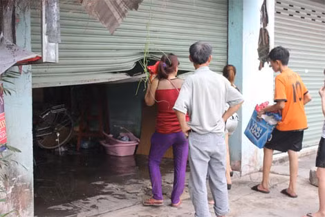 Hiện trường vụ việc.