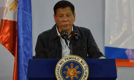 Tổng thống Philippines Rodrigo Duterte.