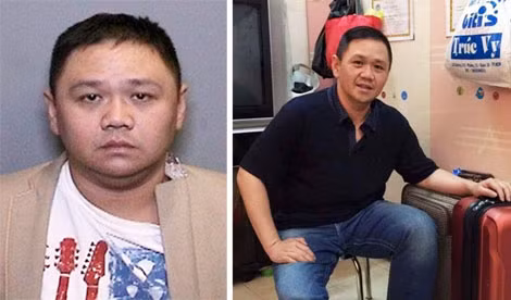 Hình ảnh Minh Béo tại nhà tù Mỹ và bị trục xuất về Việt Nam ngày 21-12, trên mạng Facebook.