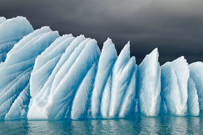 Các đầm phá sông băng Jokulsarlon ở Iceland.