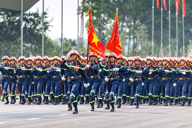 Lực lượng Cảnh sát PCCC ngày càng trưởng thành, lớn mạnh.