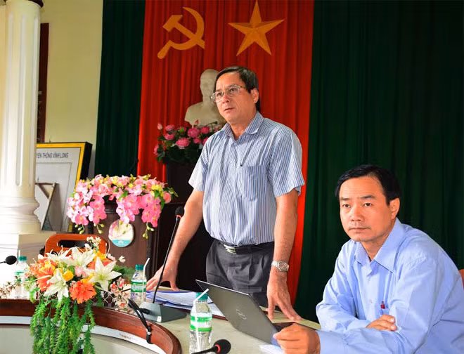 Họp báo Triển lãm Hoàng Sa, Trường Sa là của Việt Nam tại Vĩnh Long.
