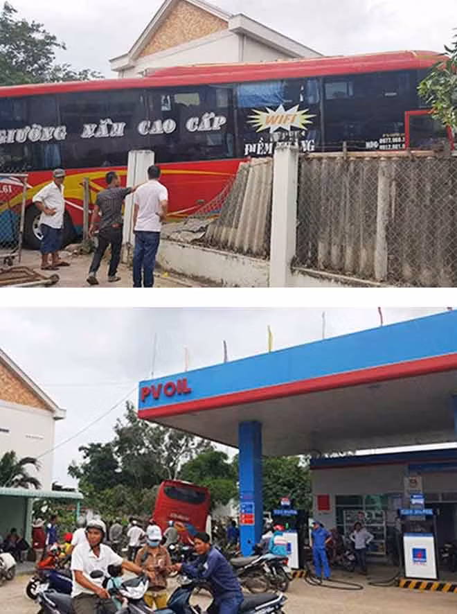 Hiện trường vụ việc.