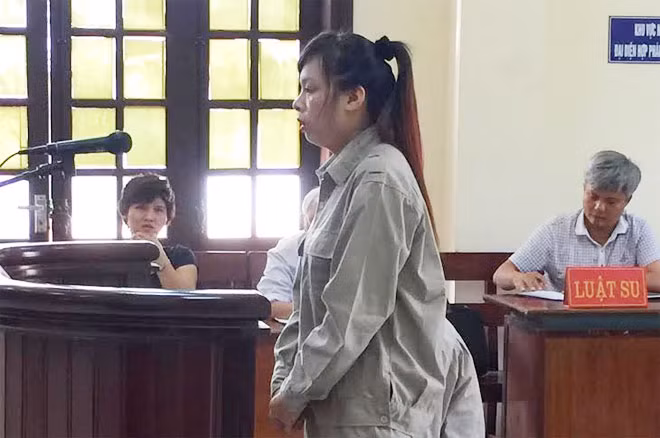 Bị cáo Triệu Thị Liên khai nhận hành vi phạm tội của mình.