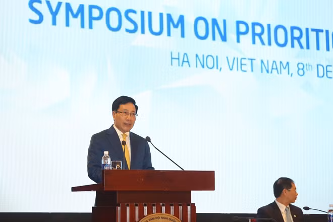 Phó Thủ tướng Phạm Bình Minh phát biểu tại Hội thảo