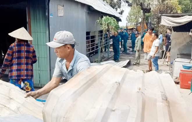 Hỏa hoạn thiêu rụi hoàn toàn 6 căn nhà, 1 căn nhà khác bị thiệt hại 50%.