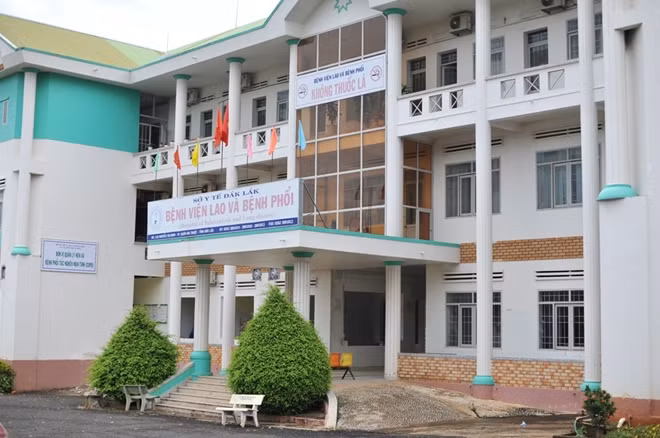 Bệnh viện Lao và Bệnh phổi, nơi đang điều trị cho ca nhiễm COVID-19 đầu tiên tại Đắk Lắk
