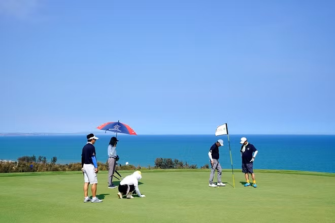Sân golf PGA Ocean với tầm nhìn toàn cảnh Vịnh Phan Thiet tại NovaWorld Phan Thiet đã vận hành trong tháng 4/2021.