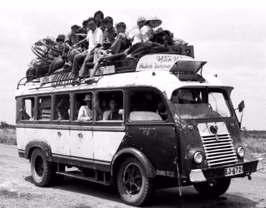Xe đò ở miền Nam trước năm 1975.