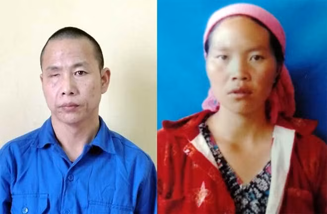 Hai đối tượng Sùng Sính Pó và Lầu Thị Say.