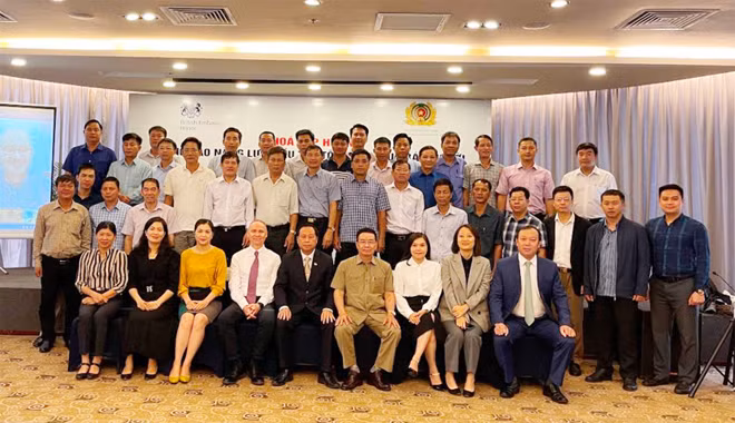 Các đại biểu tại lớp tập huấn.