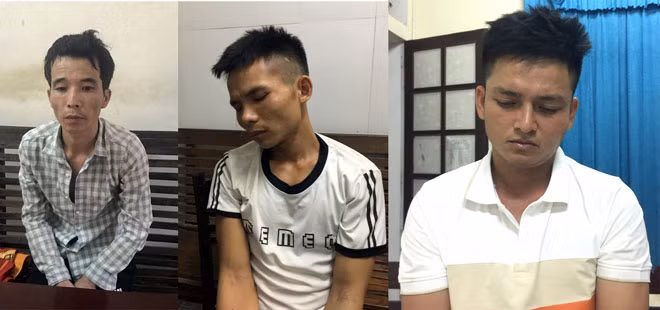 3 đối tượng Thành, Phương, Lĩnh (ảnh Minh Khôi).
