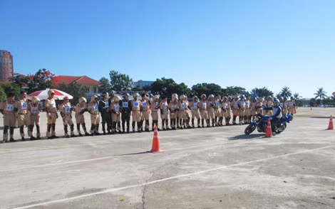 Tập huấn kỹ năng cua vòng.