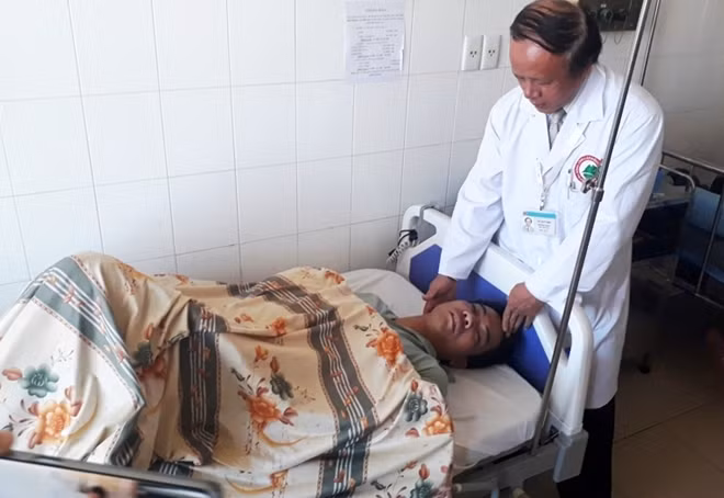 Anh Vũ Văn Chinh tại Bệnh viện Đa khoa Lâm Đồng