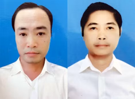 Đối tượng Nguyễn Hùng Cường và Vương Văn Thịnh.