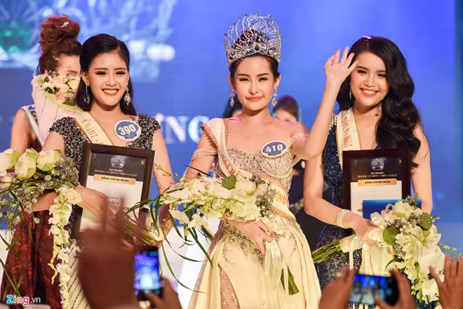 Nhan sắc của Tân Hoa hậu Đại dương 2017 gây nhiều tranh cãi. Ảnh: zing.vn