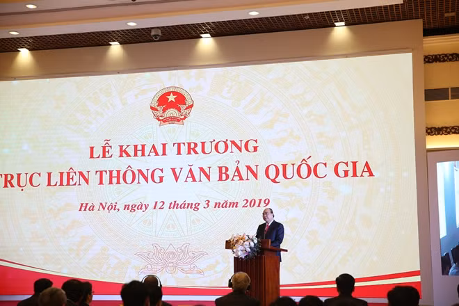 Thủ tướng Nguyễn Xuân Phúc phát biểu tại lễ khai trương