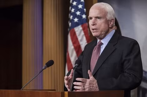 Thượng nghị sĩ Mỹ, Chủ tịch Uỷ ban quân vụ Thượng viện Mỹ John McCain. (Ảnh: Getty Imagine)