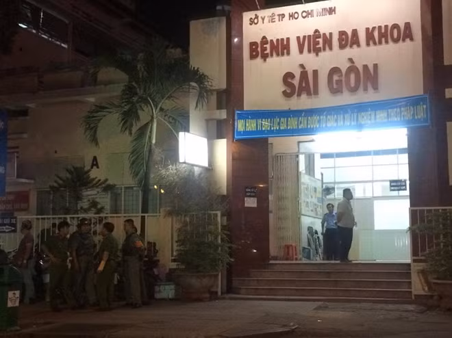 Các đơn vị chức năng đang giữ an ninh tại bệnh viện