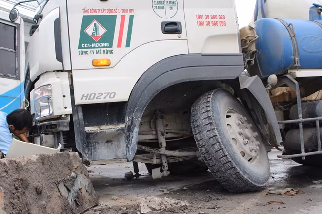 Chiếc xe bị hư hỏng nặng