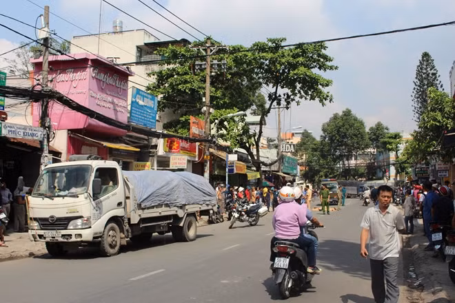 Chiếc xe tải liên quan đến vụ tai nạn