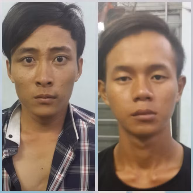 Hai đối tượng tại cơ quan điều tra