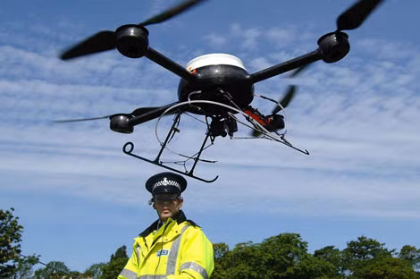 UAV do thám tội phạm được sử dụng ở Anh.