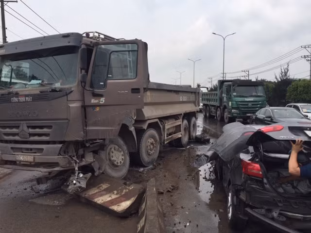 Nơi xảy ra vụ tai nạn.