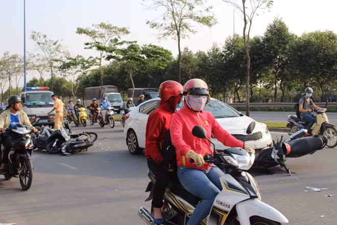 Hiện trường vụ tai nạn