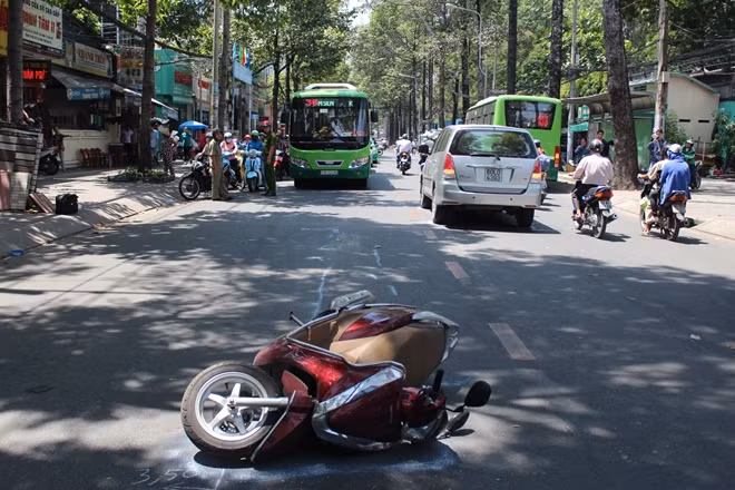 Hiện trường vụ tai nạn