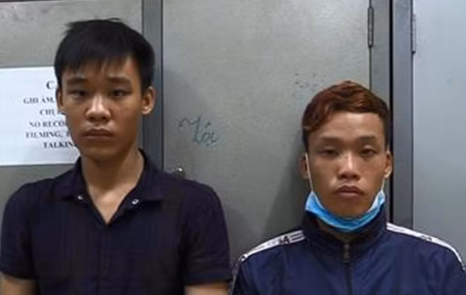 Hai đối tượng tại cơ quan Công an