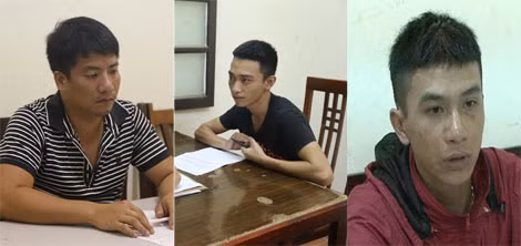 Tạ Như Việt và Phạm Đức Anh và Nguyễn Văn Thịnh tại cơ quan điều tra.