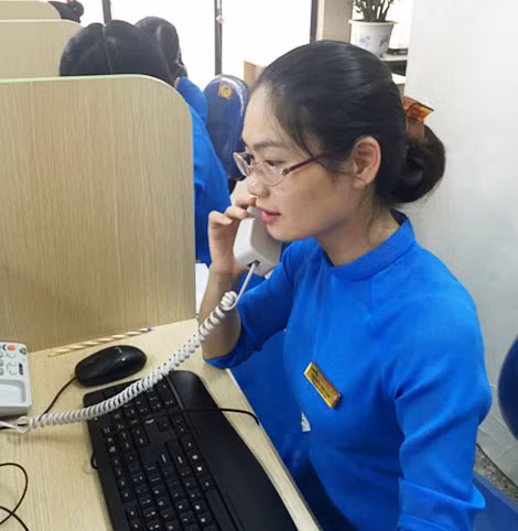 Tổng đài chăm sóc khách hàng của ga Hà Nội.