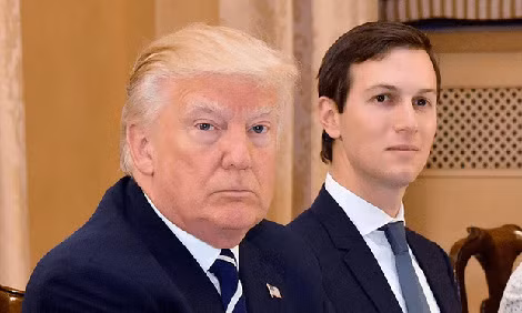 Tổng thống Mỹ Donald Trump và con rể kiêm cố vấn đặc biệt Jared Kushner.