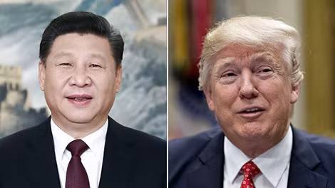 Chủ tịch Trung Quốc Tập Cận Bình và Tổng thống Mỹ Donald Trump tiến hành gặp mặt lần đầu tiên trong hai ngày 6 và 7-4 tại bang Florida. Ảnh: IBT.