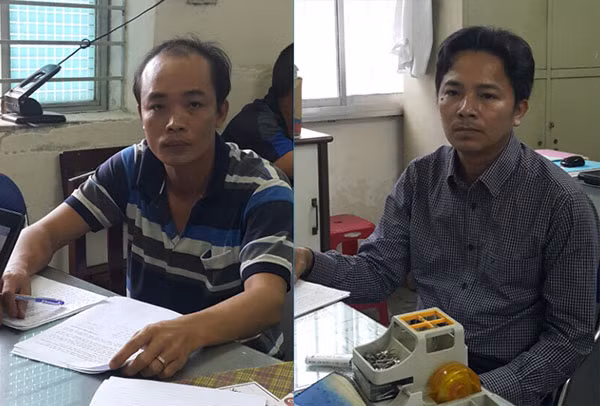 Hai đối tượng Nguyễn Văn Bé Sáu và Nguyễn Văn Kiệt.