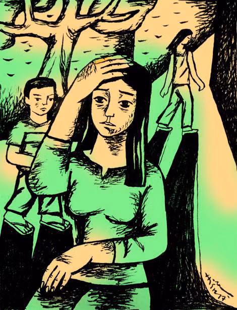 Minh họa: Nguyễn Thị Hiền.