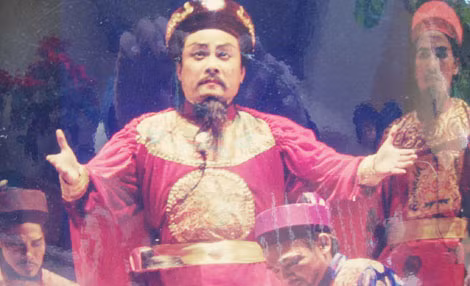 Diễn viên Quang Chí trong vai Trần Hưng Đạo.
