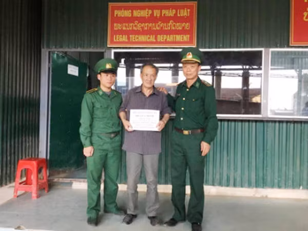 Bộ đội Biên phòng Hà Tĩnh bắt đối tượng Chính.