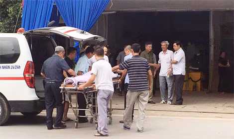 Hiện trường vụ nổ.