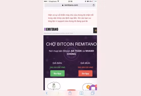 Giá bitcoin nhảy múa, nhưng giao dịch luôn bị lỗi