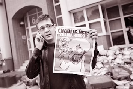 Stephane Charbonnier, cố tổng biên tập tạp chí Charlie Hebdo.