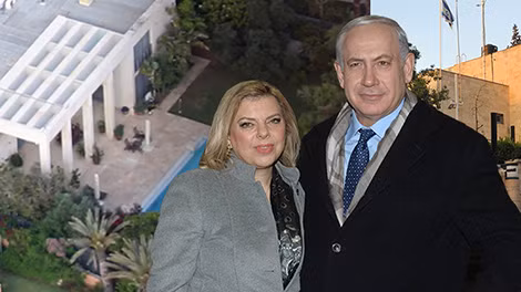 Nhà riêng của vợ chồng Thủ tướng B. Netanyahu ở thị trấn Caesarea.
