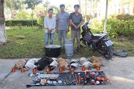 Tang vật trong một vụ trộm cho được lực lượng Công an phát hiện, bắt giữ.