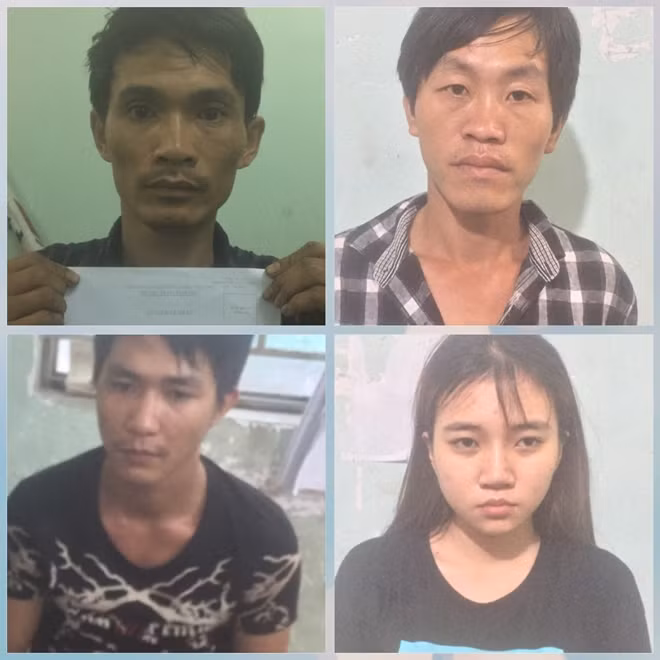 Bốn đối tượng trong băng trộm